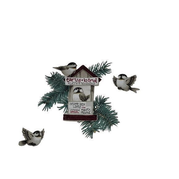 Vintage Morning Star Birds Cage Crewneck Sweatshirt‎ White/Maroon size Medium - Picture 4 of 9